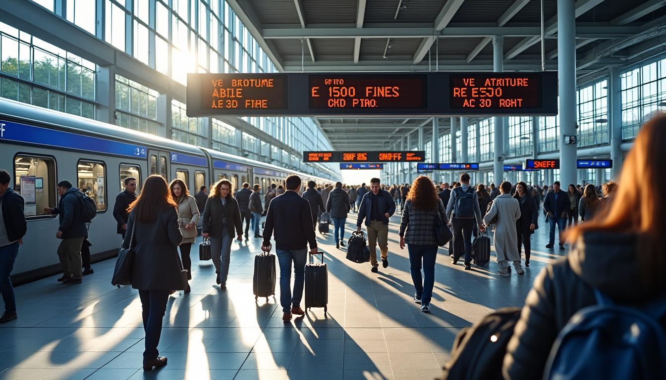 découvrez comment la sncf a décidé d'augmenter ses amendes jusqu'à 1 500 euros à l'approche des vacances d'été. informez-vous sur les nouvelles mesures et ce que cela signifie pour vos voyages.