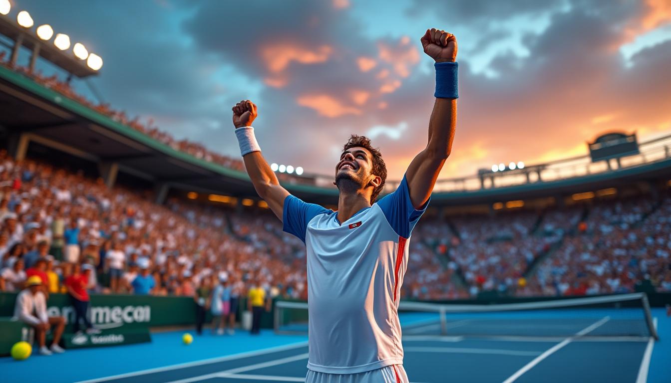 découvrez le geste surprenant de carlos alcaraz après sa victoire qui a non seulement surpris les fans, mais lui a également permis de générer des millions. un moment marquant qui illustre le lien entre le sport et les opportunités financières.