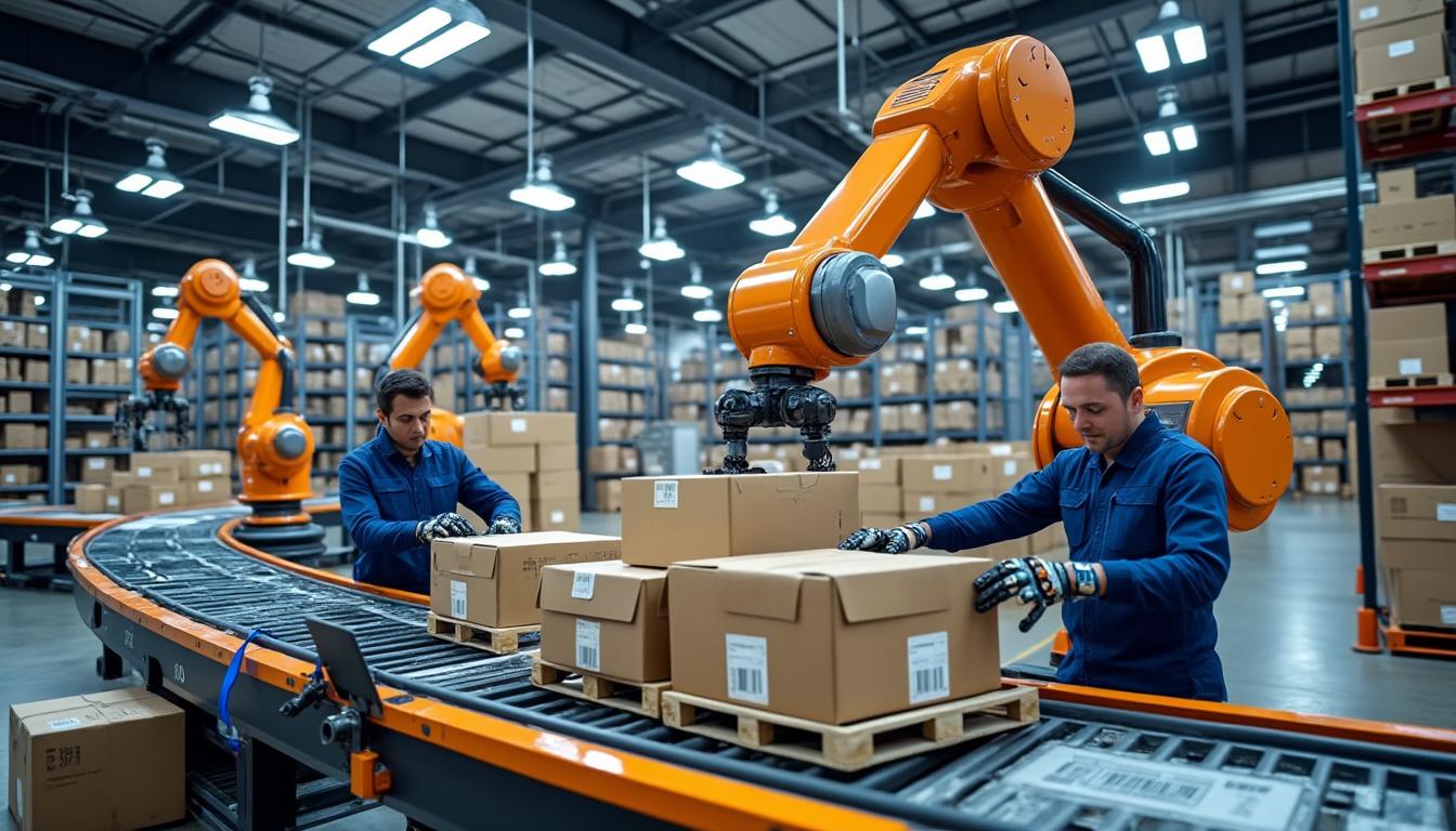 découvrez comment les entrepôts d'amazon allient l'efficacité des humains, la précision des robots et la puissance de l'intelligence artificielle pour révolutionner la logistique et optimiser la chaîne d'approvisionnement.