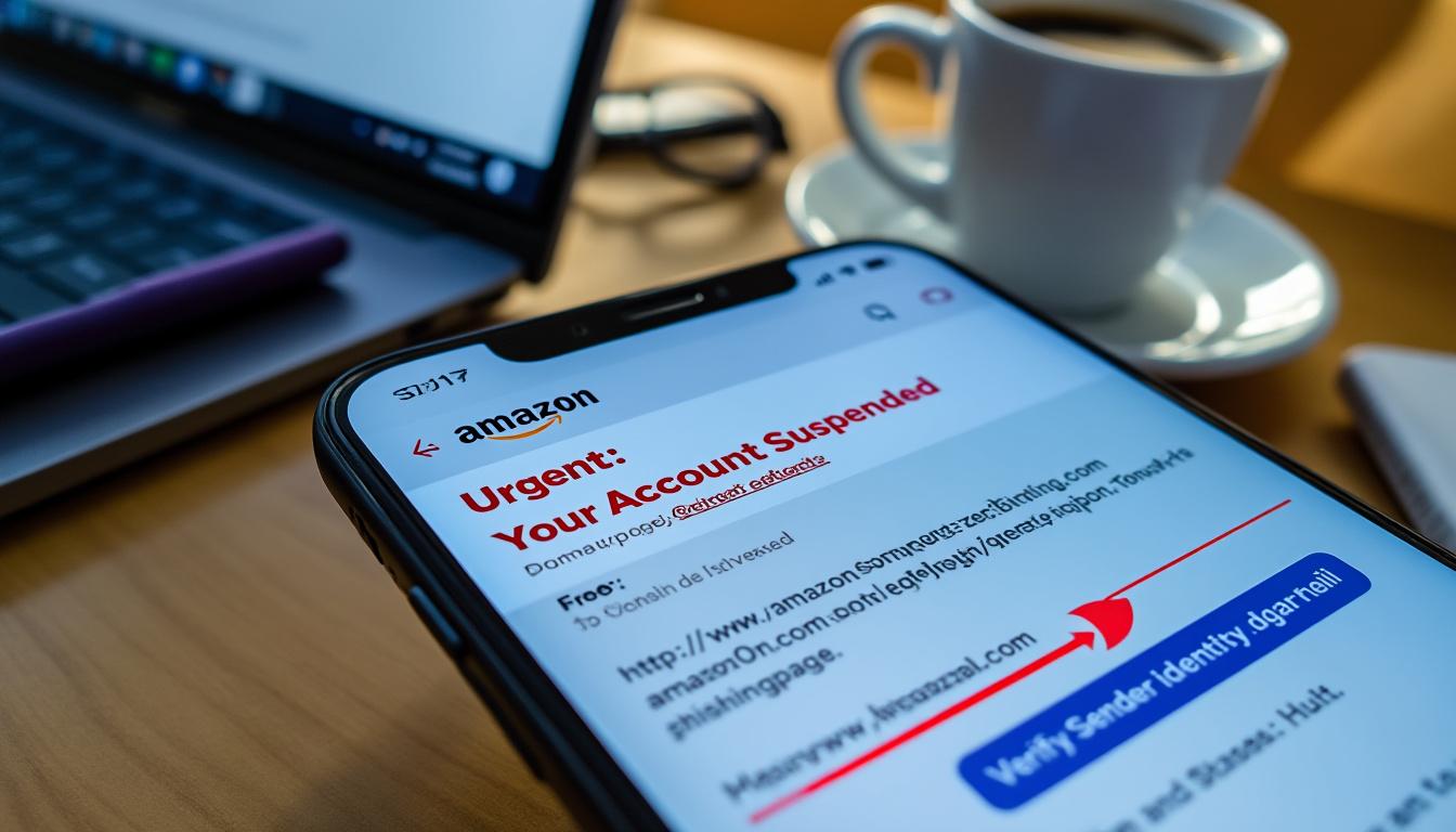 Attention à cette arnaque par faux mail Amazon post-Black Friday : décryptage pour éviter de perdre des centaines d'euros 3 découvrez comment reconnaître et éviter l'arnaque par faux mail amazon post-black friday. protégez-vous et ne perdez pas des centaines d'euros grâce à notre décryptage complet.