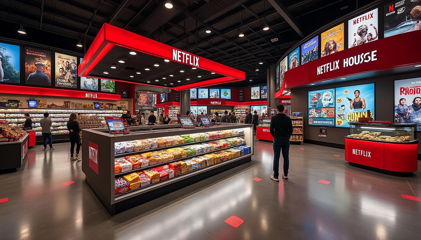 Netflix installe ses « Maisons Netflix » magiques au cœur des supermarchés : des mini-parcs d’attractions enchanteurs à découvrir 3 découvrez les maisons netflix, des mini-parcs d’attractions magiques installés au cœur des supermarchés, pour une expérience enchantée et immersive unique.