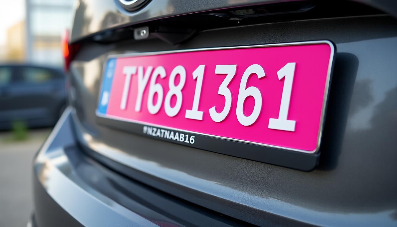 DÚs le 1er janvier, l'obligation d'une nouvelle plaque d'immatriculation rose pour certains véhicules entre en vigueur 3 à partir du 1er janvier, une nouvelle plaque d'immatriculation rose devient obligatoire pour certains véhicules. découvrez les détails de cette mesure et les véhicules concernés.
