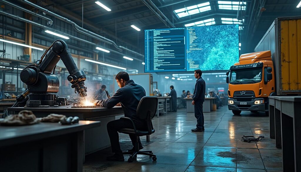 découvrez comment l'intelligence artificielle bouleverse le monde du travail en mettant en danger plusieurs métiers, redéfinissant ainsi notre avenir professionnel sans faire de favoritisme.