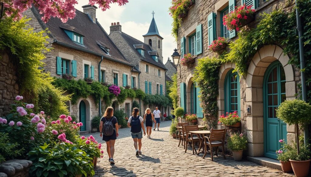 à une heure de paris, explorez l'un des plus beaux villages de france, parfait pour une escapade paisible et authentique loin de la ville.
