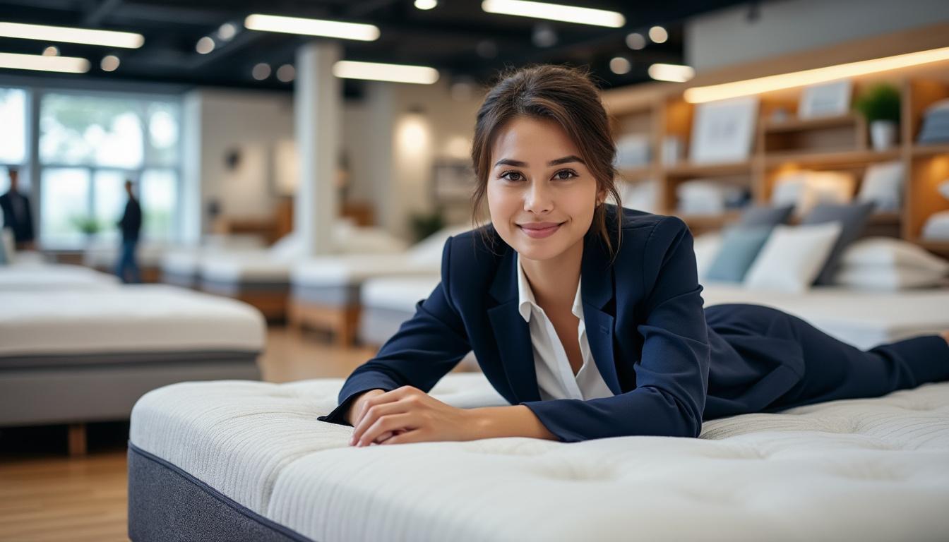 une vendeuse licenciée pour s'être allongée sur des matelas d'exposition conteste son licenciement devant la justice, mettant en lumière un conflit autour des règles en magasin.