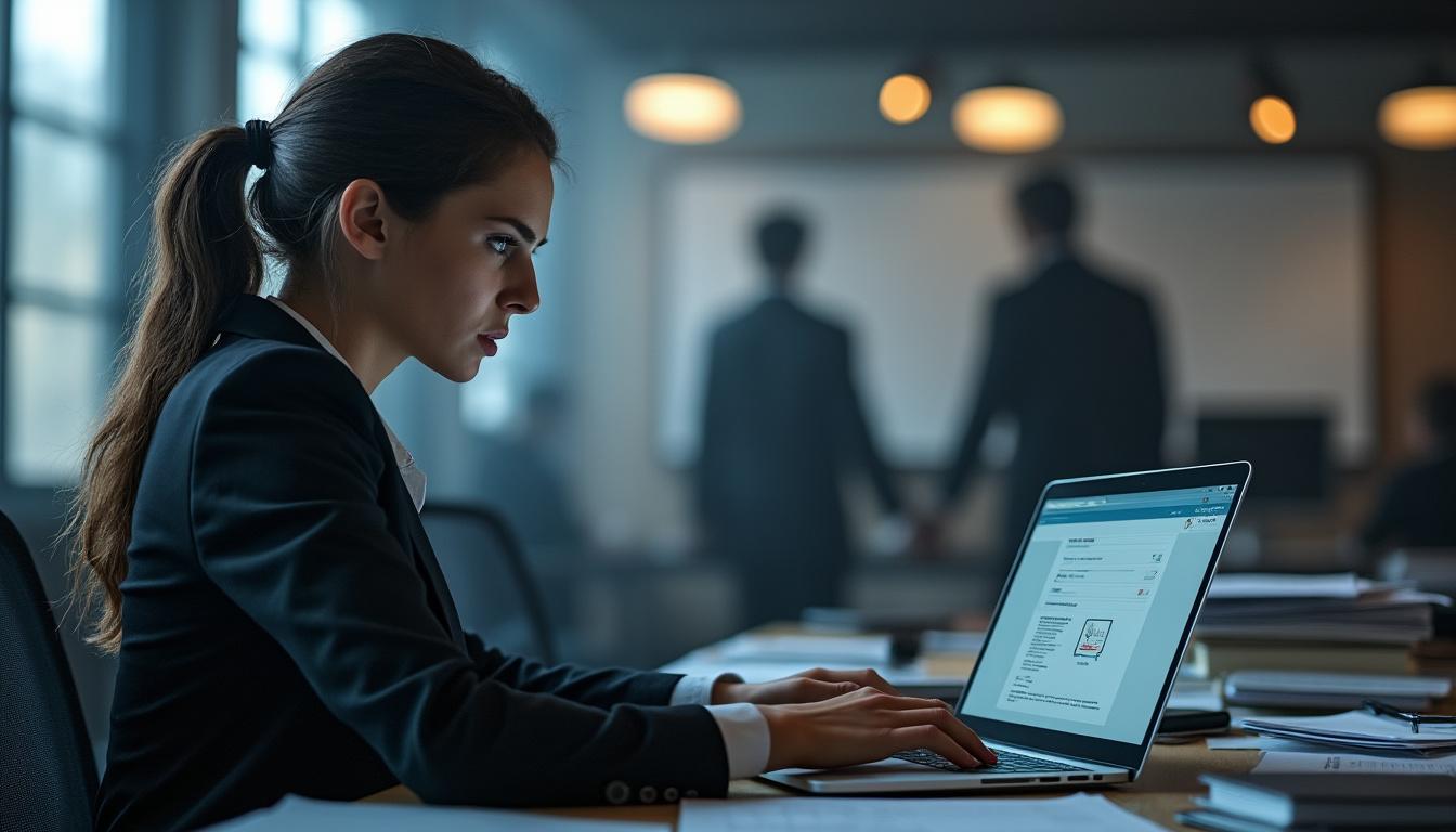 découvrez comment une femme, pour sauver son emploi, a transféré des centaines de courriels sur sa boîte personnelle, une affaire qui a conduit à un jugement important devant le conseil d'état.