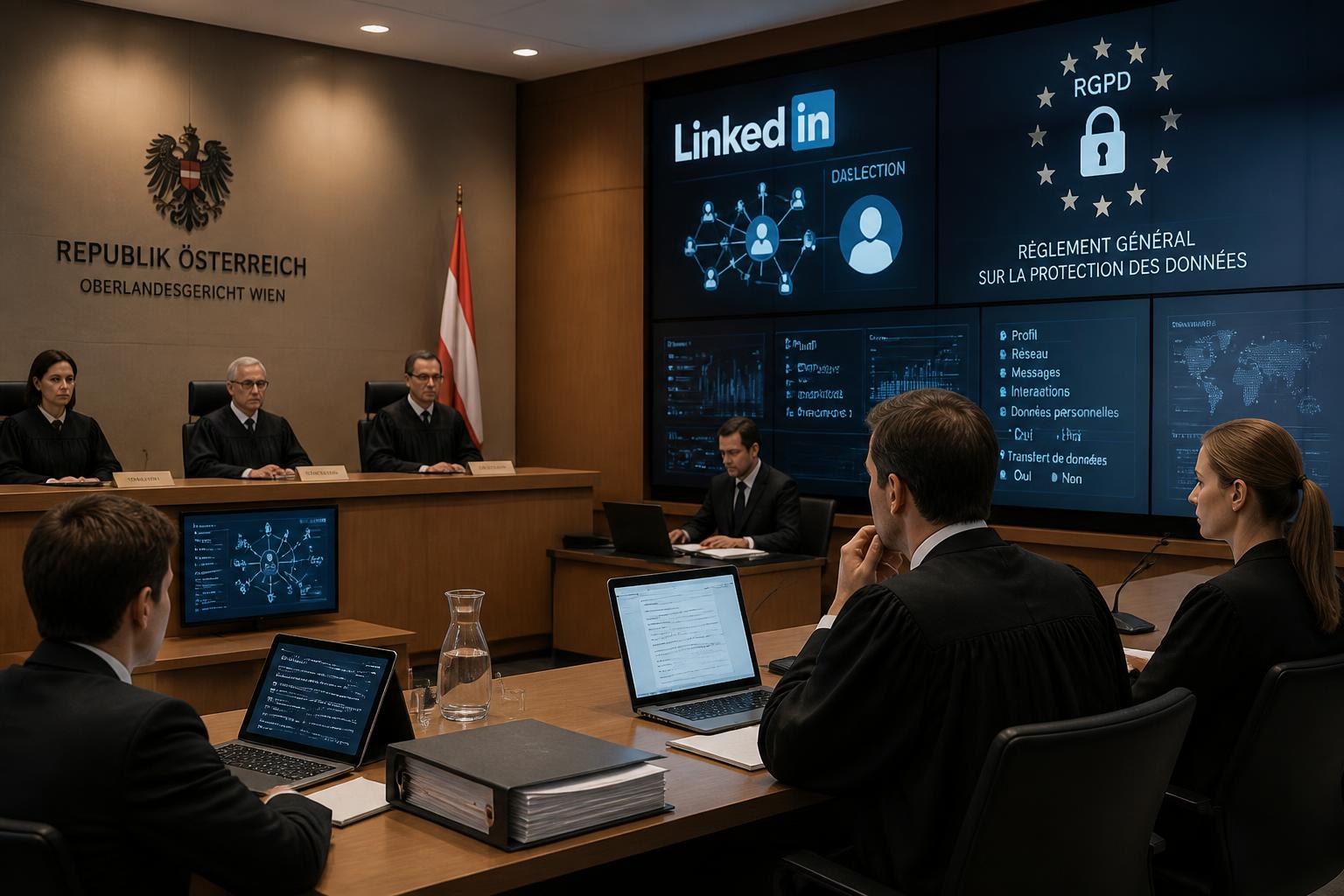 Une plainte déposée contre LinkedIn auprÚs de l'Autorité autrichienne de protection des données 3 une plainte a été déposée contre linkedin auprÚs de l'autorité autrichienne de protection des données, soulevant des préoccupations sur la gestion des données personnelles.