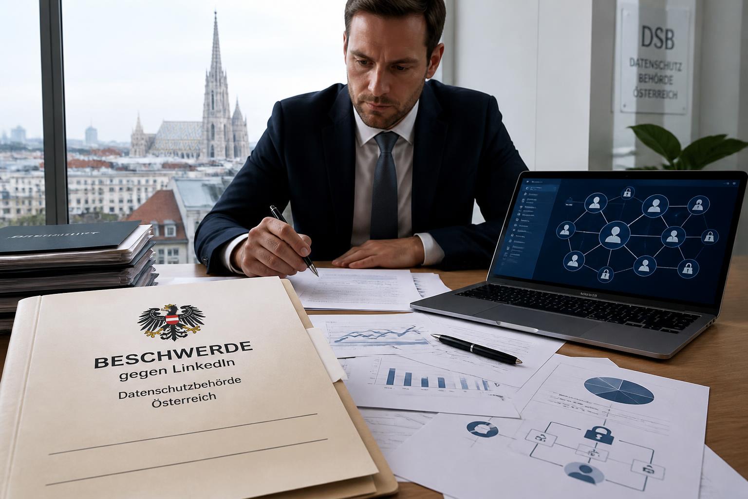 Une plainte déposée contre LinkedIn auprÚs de l'Autorité autrichienne de protection des données 2 une plainte a été déposée contre linkedin auprÚs de l'autorité autrichienne de protection des données, soulevant des questions sur la gestion des données personnelles par la plateforme.