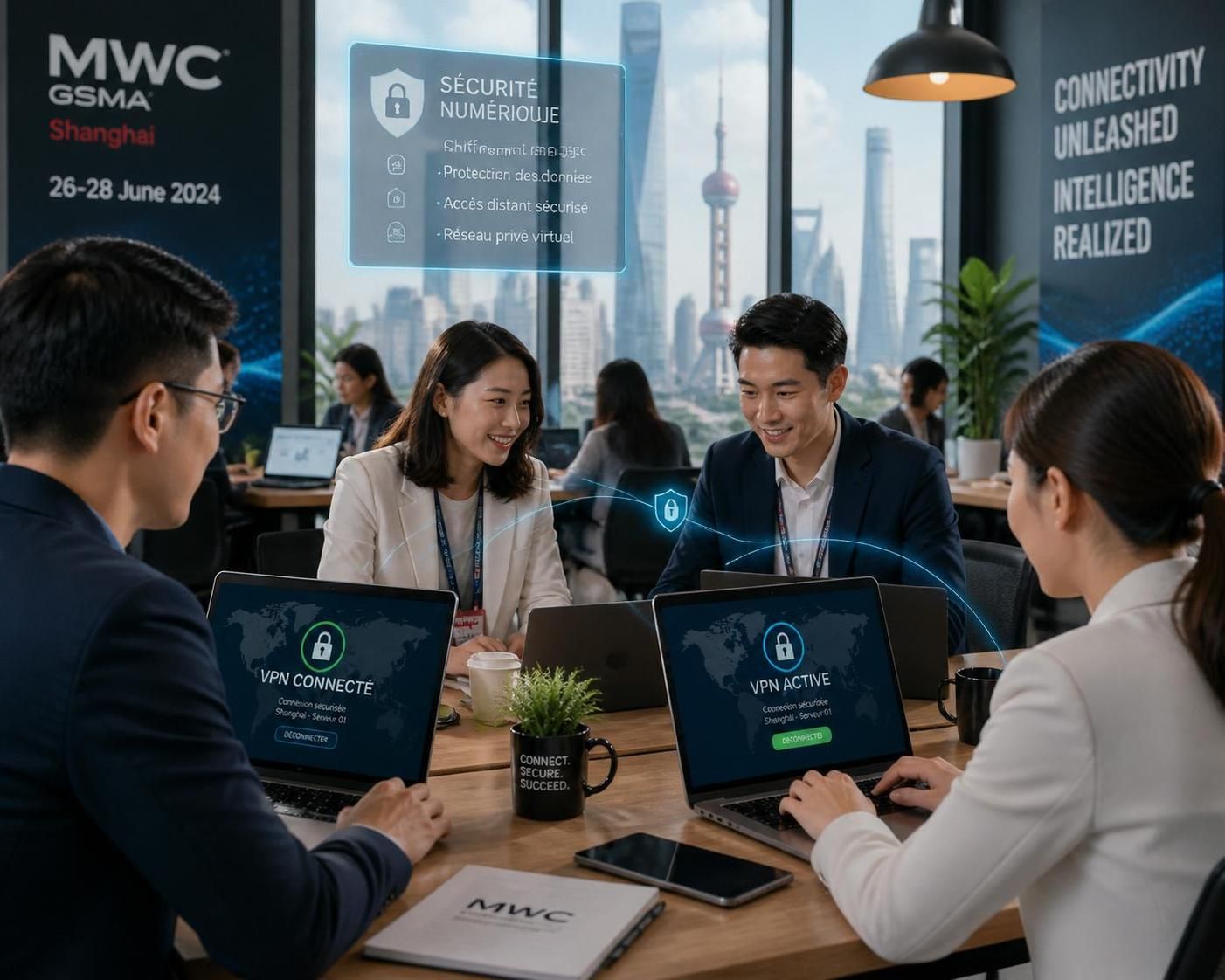 découvrez comment expressvpn sécurise les accès saas des équipes commerciales au mwc shanghai 2026, garantissant une connexion sûre entre salon, hôtel et espaces de coworking.