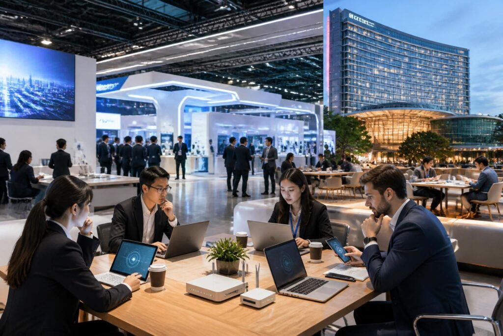 découvrez comment expressvpn assure la sécurité des accès saas pour les équipes commerciales au mwc shanghai 2026, garantissant une connexion fiable et protégée entre le salon, les hôtels et les espaces de coworking.