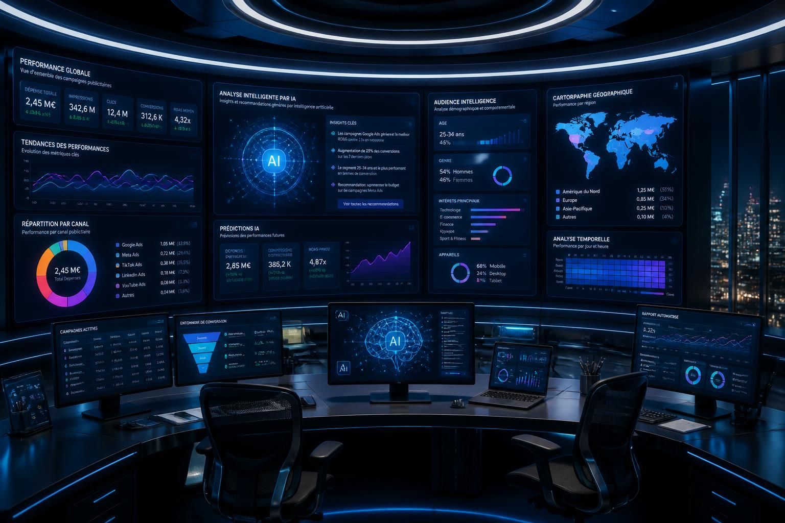 découvrez comment l'intelligence artificielle stimule une croissance de 8,9% des recettes publicitaires mondiales en 2024, selon wpp media.