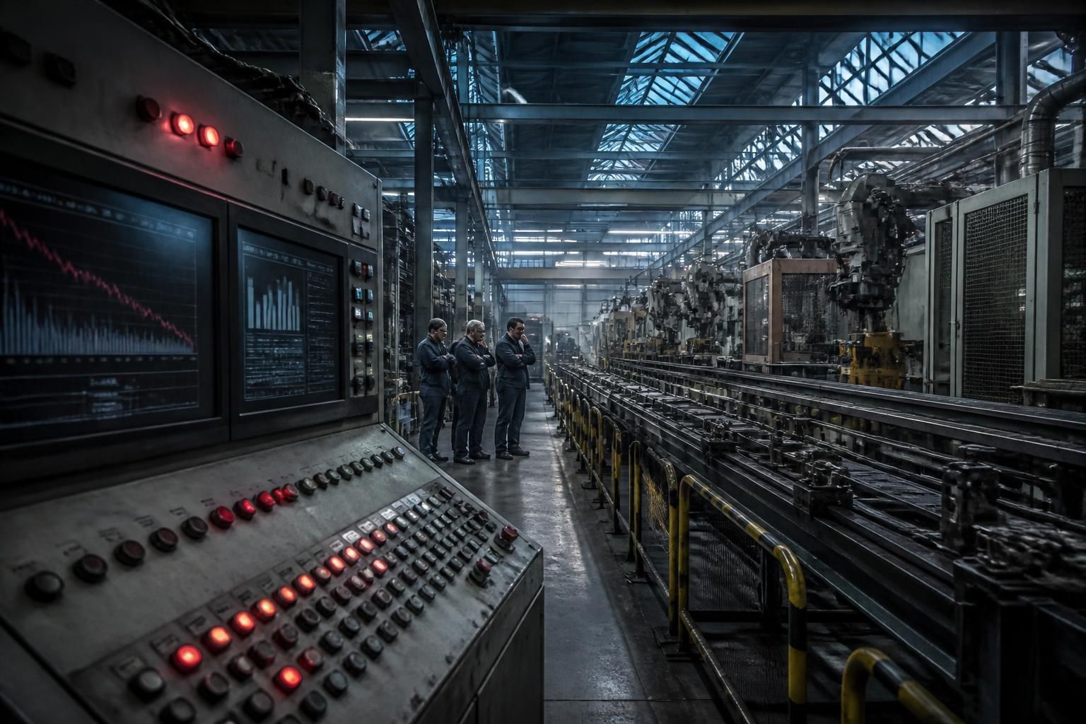 découvrez les causes et les conséquences de la baisse de 1,1 % de la production industrielle française en juin 2026, et son impact sur l'économie nationale.
