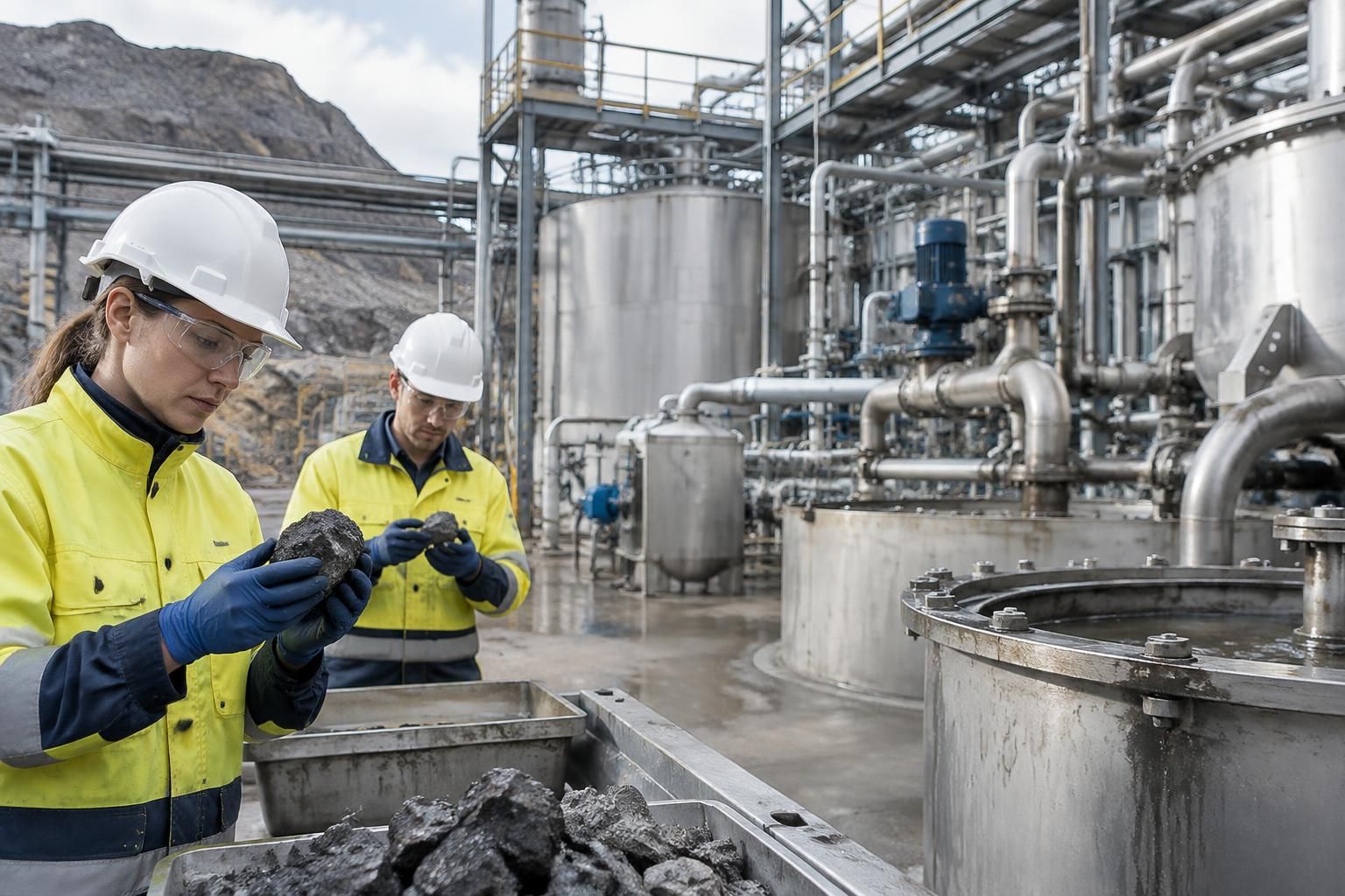 l’union européenne lance 46 projets pour développer l’extraction et le traitement des terres rares, et réduire sa dépendance à la chine.