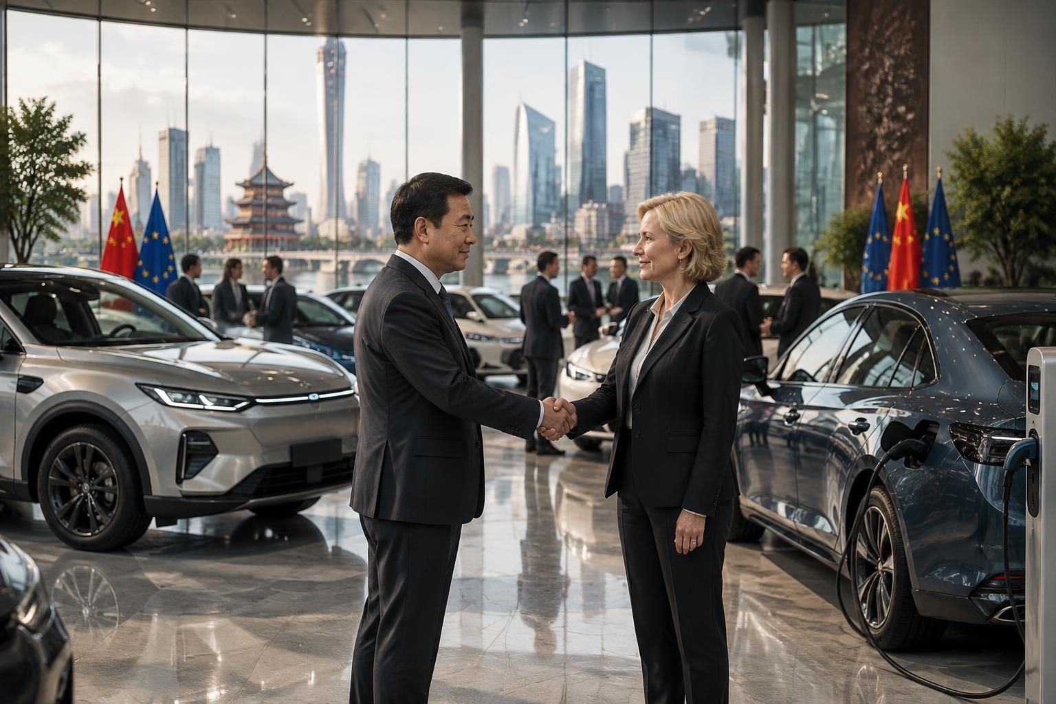la chine et l’union européenne trouvent un accord commercial sur les véhicules hybrides, une avancée majeure pour les échanges entre les deux marchés.